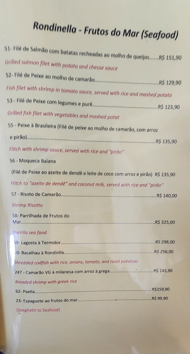 Rondinella Menu - Image 5